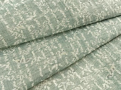 平和屋着物＊夏物　小千谷ちぢみ　笹竹文　麻　逸品　BAAW2244yc