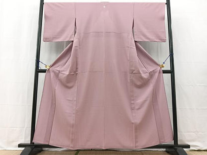 平和屋着物＊夏物 色無地 絽 石竹色 正絹 逸品 BAAW2245yc