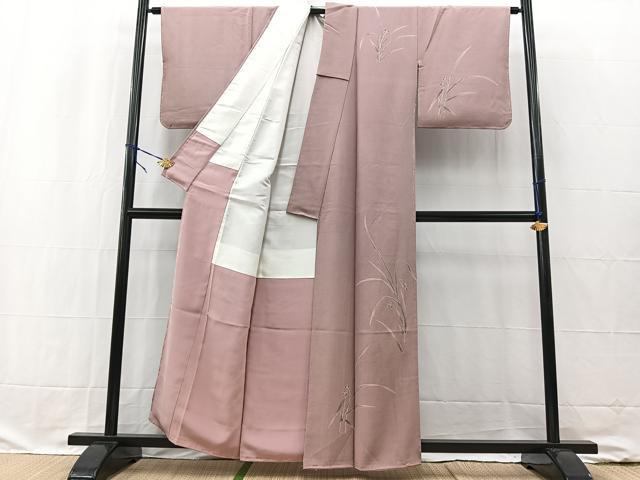 平和屋着物■訪問着 草花文 正絹 逸品 未使用 BAAW2254yc