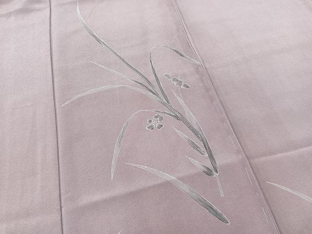 平和屋着物■訪問着 草花文 正絹 逸品 未使用 BAAW2254yc