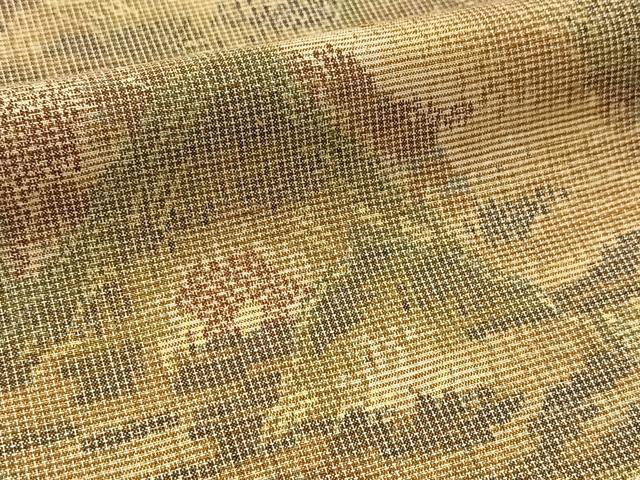 平和屋着物■上質な紬 重ね山風景文 正絹 逸品 BAAW2265yc