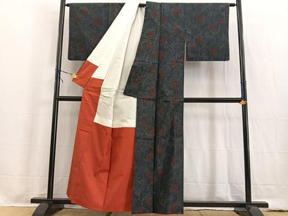 平和屋着物■本場大島紬 亀甲花文 正絹 逸品 BAAW2287yc
