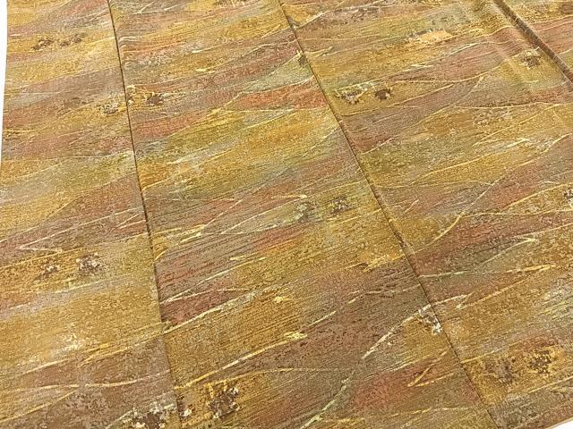 平和屋着物■上質な小紋 ろうけつ染め 風景文 正絹 逸品 BAAW2289yc