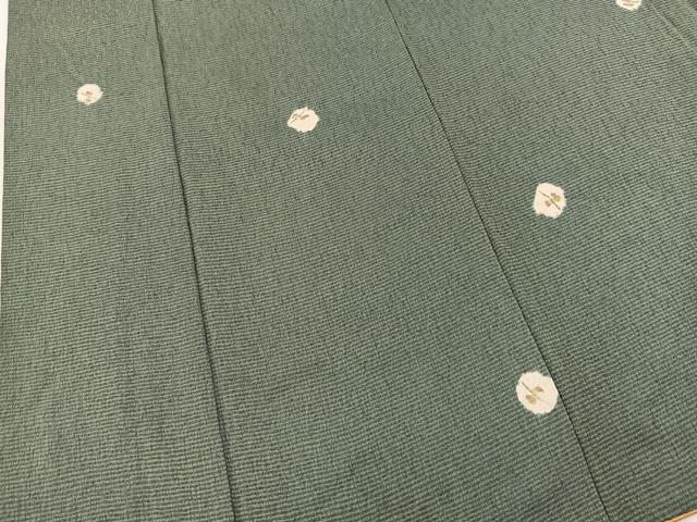 平和屋着物■上質な小紋 絞り 草花文 BAAW2294yc