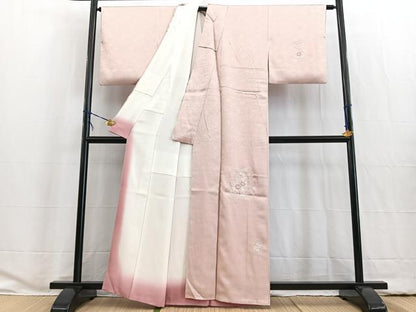 平和屋着物■訪問着 総刺繍 破れ色紙花車文 正絹 逸品 BAAW2330yc