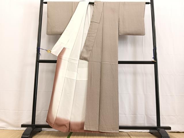 平和屋着物■江戸小紋 ふくれ織 小花尽くし 正絹 逸品 BAAW2340yc