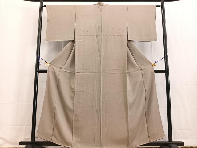 平和屋着物■江戸小紋 ふくれ織 小花尽くし 正絹 逸品 BAAW2340yc