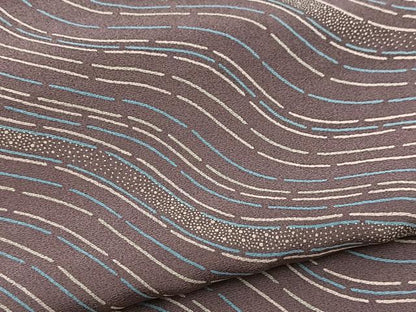 平和屋着物■上質な小紋 流線文 正絹 逸品 BAAW2375yc