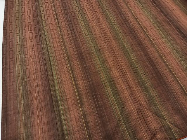 平和屋着物□上質な紬 縞 正絹 逸品 BAAW2392yc