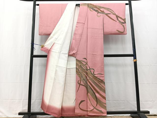 平和屋着物■訪問着 鬘帯文 金彩 正絹 逸品 BAAW2403yc