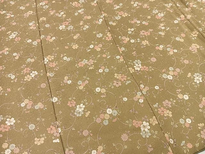平和屋着物■上質な小紋 花唐草文 正絹 逸品 BAAW2407yc
