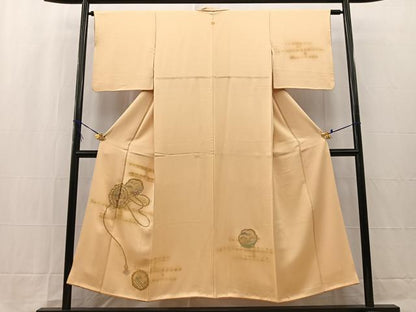 平和屋着物■訪問着 鏡裏風景花文 金銀彩 正絹 逸品 BAAW2408yc