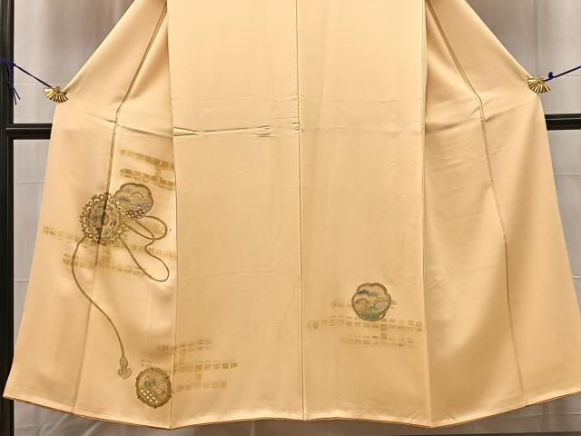 平和屋着物■訪問着 鏡裏風景花文 金銀彩 正絹 逸品 BAAW2408yc