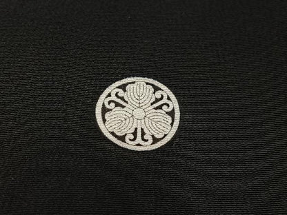 平和屋着物■豪華黒留袖 駒刺繍 御所解風景花文 金彩 正絹 逸品 BAAW2516yc