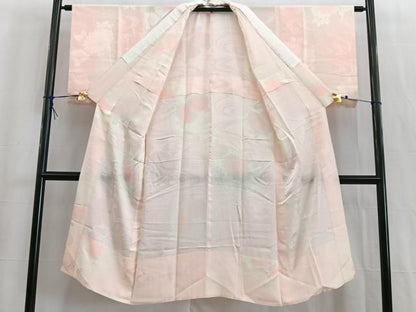平和屋着物■長襦袢　無双仕立て　菊水　暈し染め　正絹　逸品　BAAW2526yc