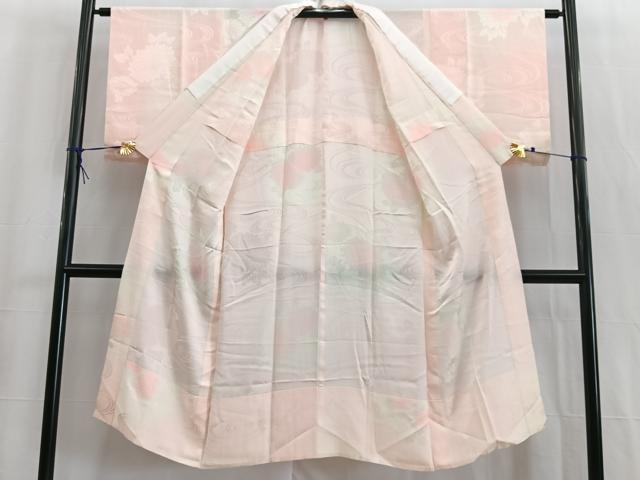 平和屋着物■長襦袢　無双仕立て　菊水　暈し染め　正絹　逸品　BAAW2526yc