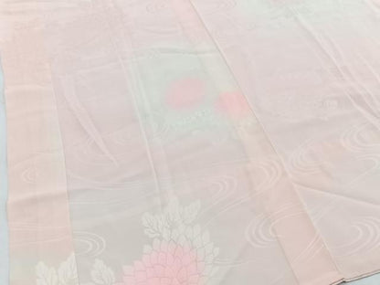 平和屋着物■長襦袢　無双仕立て　菊水　暈し染め　正絹　逸品　BAAW2526yc