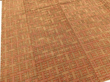 平和屋着物■上質な小紋　幾何学文様　正絹　逸品　BAAW2539yc