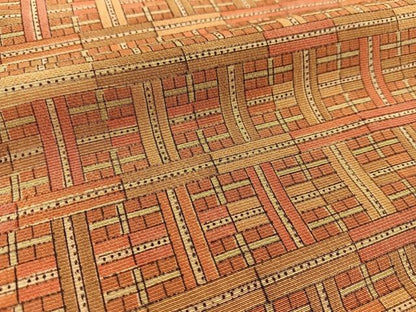 平和屋着物■上質な小紋　幾何学文様　正絹　逸品　BAAW2539yc