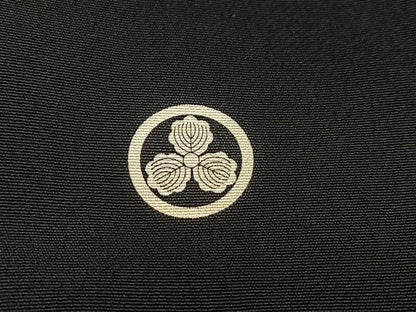 平和屋着物■豪華黒留袖 駒刺繍 扇面宝尽くし花文 金銀彩 正絹 逸品 BAAW2544yc
