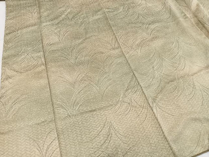 平和屋着物■上質な小紋　草葉文　暈し染め　正絹　逸品　BAAW2561yc