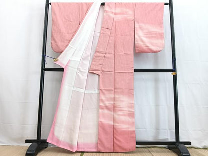 平和屋着物■訪問着　霞文　暈し染め　正絹　逸品　BAAW2565yc
