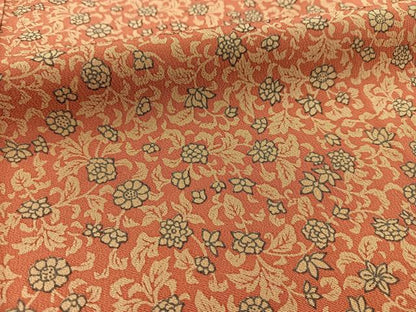 平和屋着物■上質な小紋　型染め　草花文　正絹　逸品　未使用　BAAW2577yc