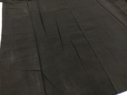 平和屋着物■男性　お召　アンサンブル　霞文　正絹　逸品　BAAW2579yc