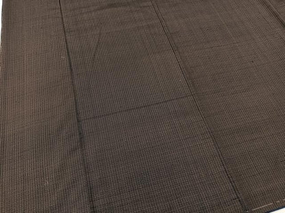 平和屋着物■男性　紬　アンサンブル　縞　正絹　逸品　未使用　BAAW2588yc