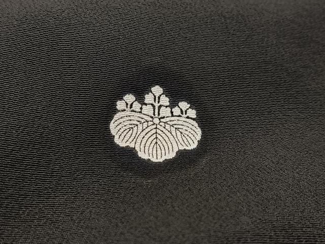 平和屋着物■豪華黒留袖 刺繍 鳳凰地紙花文 金彩 正絹 逸品 BAAW2601yc