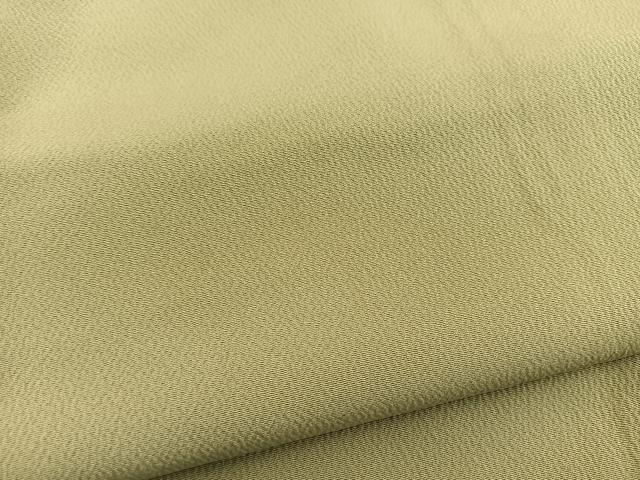 平和屋着物■上質な色無地　柳茶色　正絹　逸品　BAAW2608yc