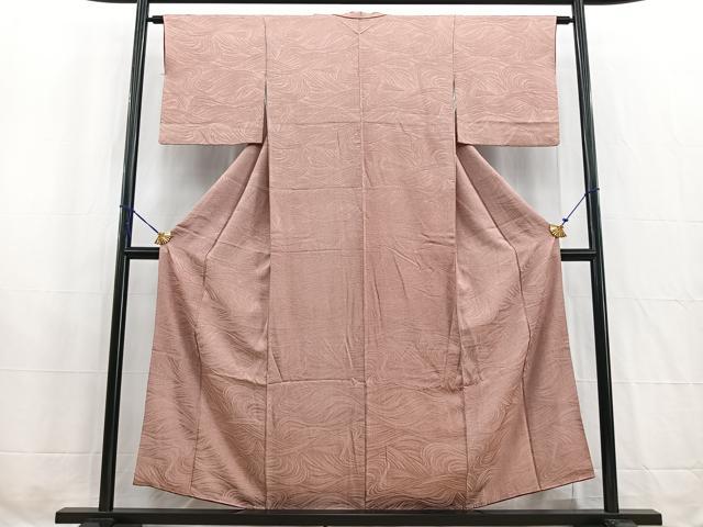 平和屋着物■江戸小紋　立波文　行儀　正絹　逸品　BAAW2626yc