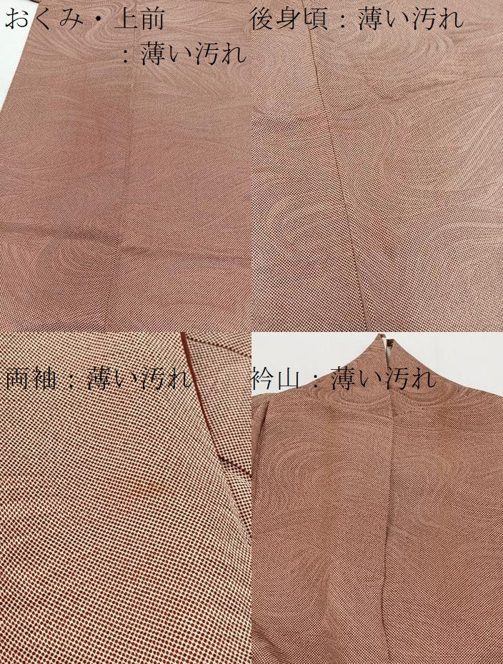 平和屋着物■江戸小紋　立波文　行儀　正絹　逸品　BAAW2626yc