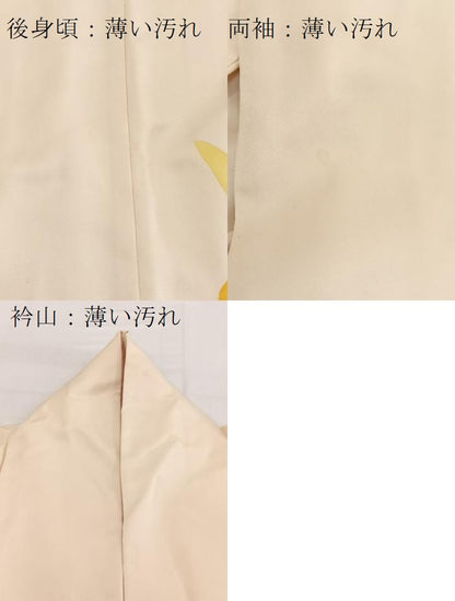 平和屋着物■訪問着　草花文　金彩　正絹　逸品　BAAW2640yc