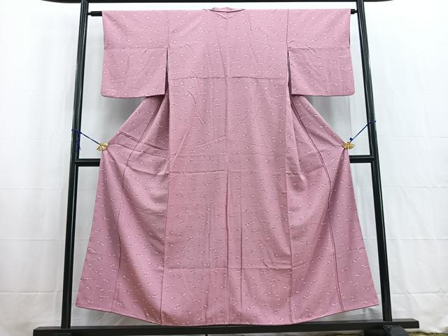 平和屋着物■江戸小紋　鮫小紋柄　青海波　正絹　逸品　BAAW2672yc