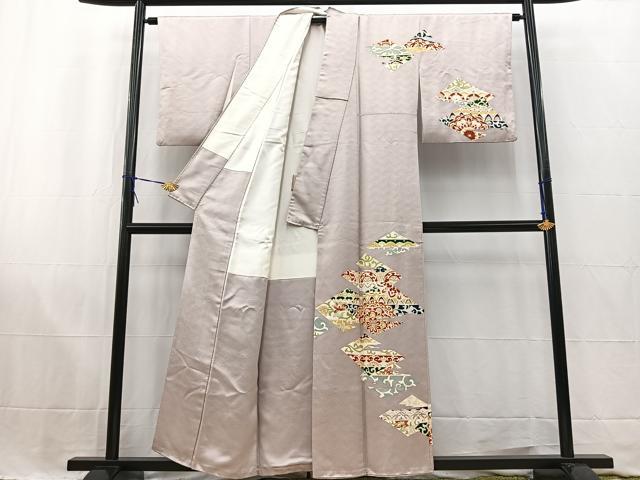 平和屋着物■訪問着 吉祥花文 金彩 正絹 逸品 BAAW2695yc