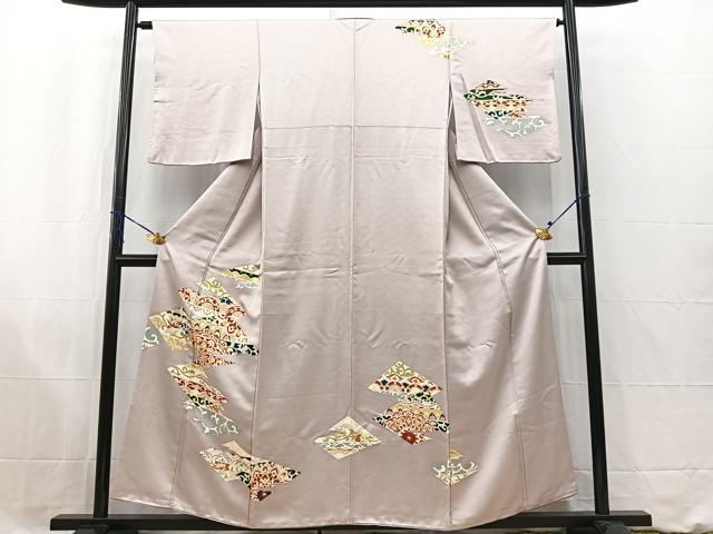 平和屋着物■訪問着 吉祥花文 金彩 正絹 逸品 BAAW2695yc