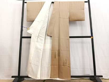 平和屋着物■訪問着 寿光織 木立 暈し染め 正絹 逸品 BAAW2706yc