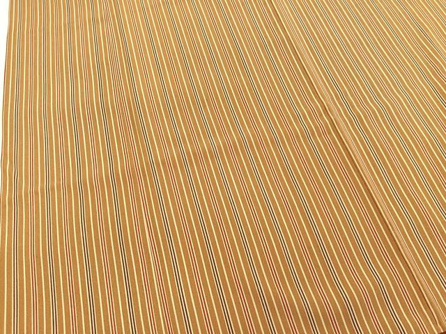 平和屋着物■上質な小紋　縞　正絹　逸品　BAAW2709yc