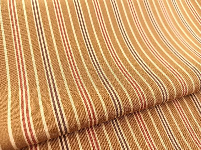 平和屋着物■上質な小紋　縞　正絹　逸品　BAAW2709yc