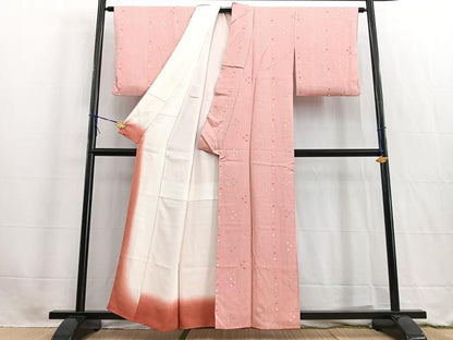 平和屋着物■上質な小紋　絞り　吉祥間道　正絹　逸品　BAAW2723yc