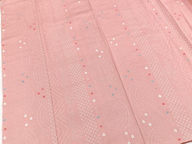 平和屋着物■上質な小紋　絞り　吉祥間道　正絹　逸品　BAAW2723yc