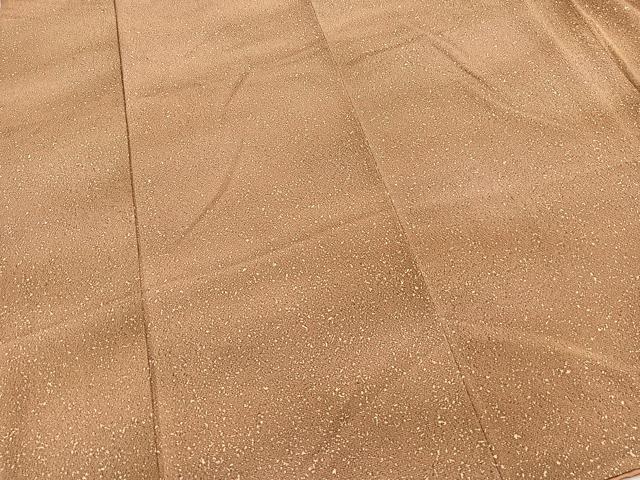 平和屋着物■上質な小紋　霞文　暈し染め　鬼しぼ縮緬　正絹　逸品　BAAW2733yc