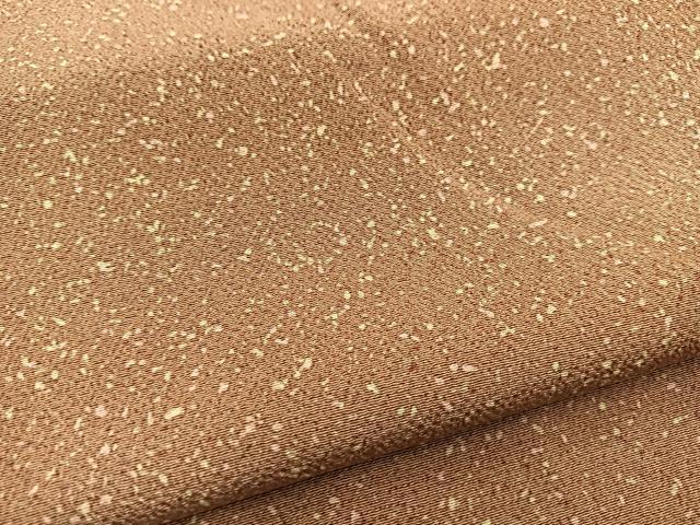 平和屋着物■上質な小紋　霞文　暈し染め　鬼しぼ縮緬　正絹　逸品　BAAW2733yc