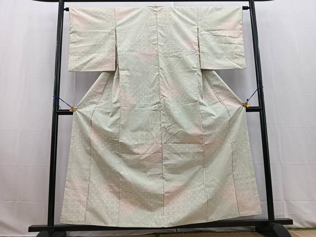 平和屋着物■上質な紬　切嵌文　正絹　逸品　BAAW2799yc