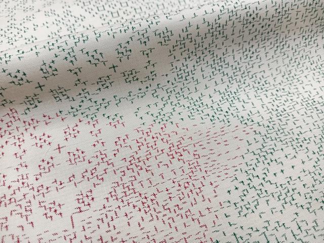 平和屋着物■上質な紬　切嵌文　正絹　逸品　BAAW2799yc