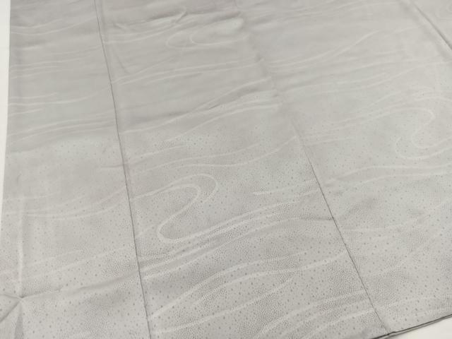 平和屋着物■上質な小紋　流水文　正絹　逸品　BAAW2807yc