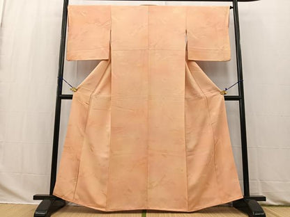 平和屋着物■上質な小紋 雲取り草花文 暈し染め 正絹 逸品 BAAW2811yc