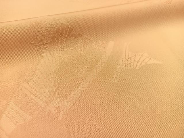 平和屋着物■上質な小紋 雲取り草花文 暈し染め 正絹 逸品 BAAW2811yc