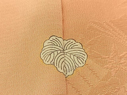 平和屋着物■上質な小紋 雲取り草花文 暈し染め 正絹 逸品 BAAW2811yc